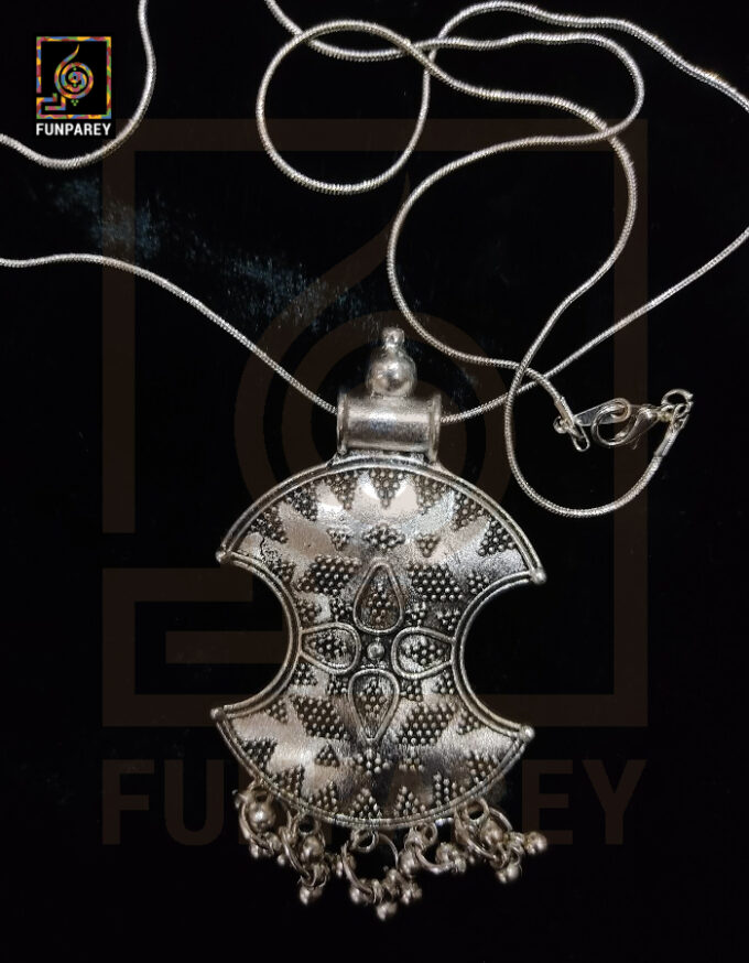 Oxidized Metal Jewelry Pendant "Heather" - Image 7