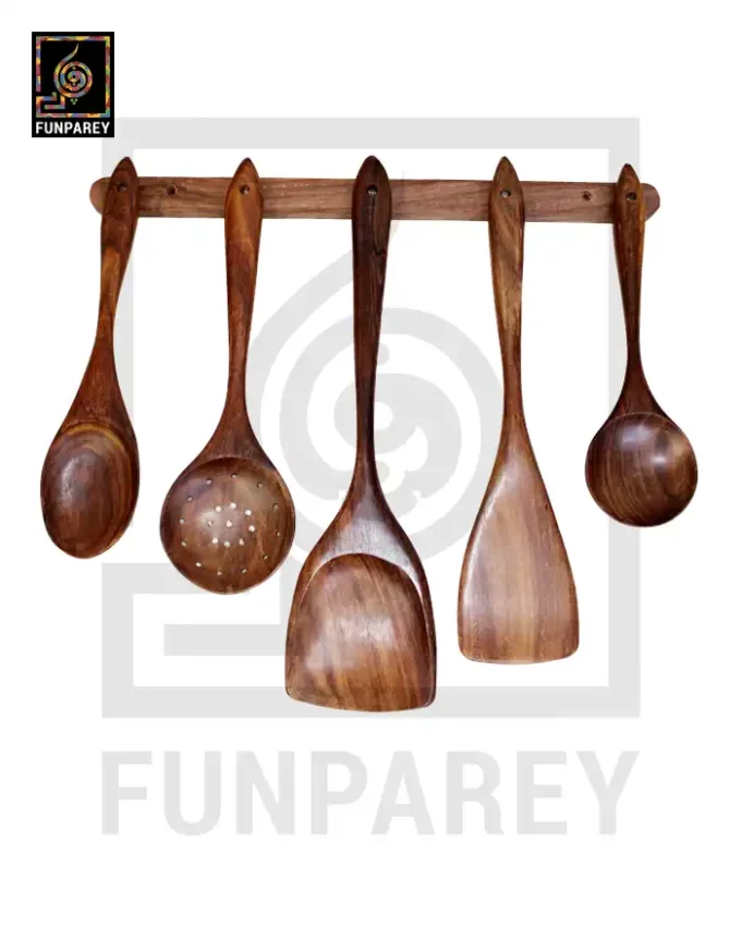 Rosewood Spoon Set for Kitchen Use