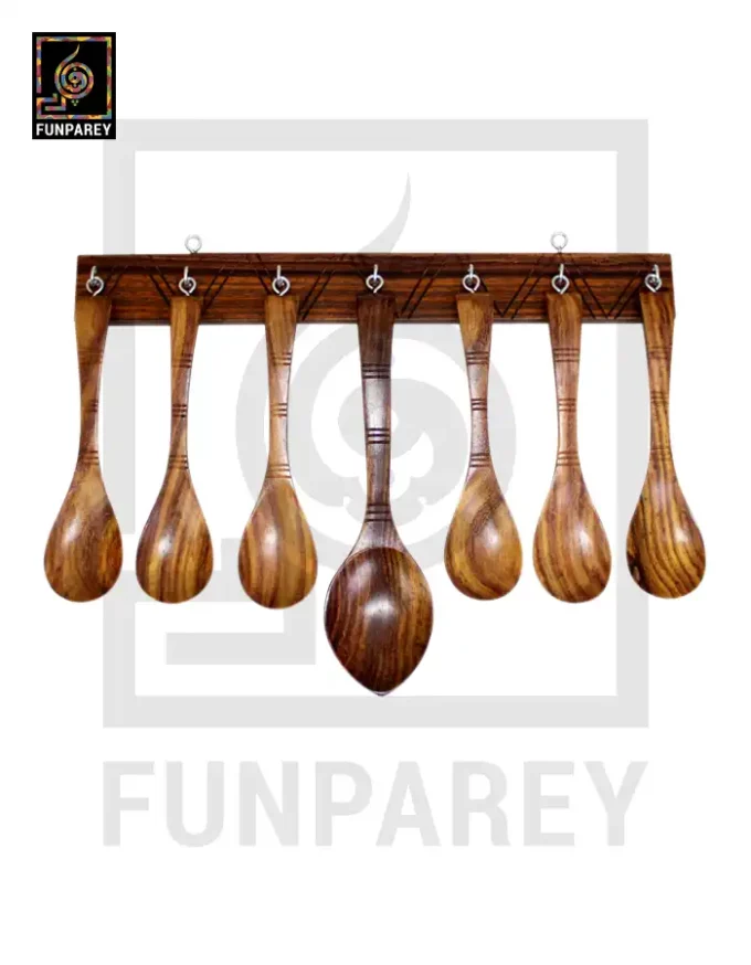 Sheesham Wood Masala Spoon Set