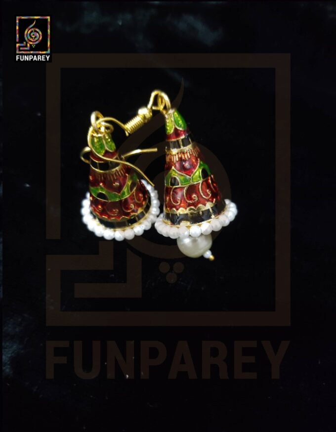 Ethnic Tribal Metallic Earrings "Chime Pastoral"