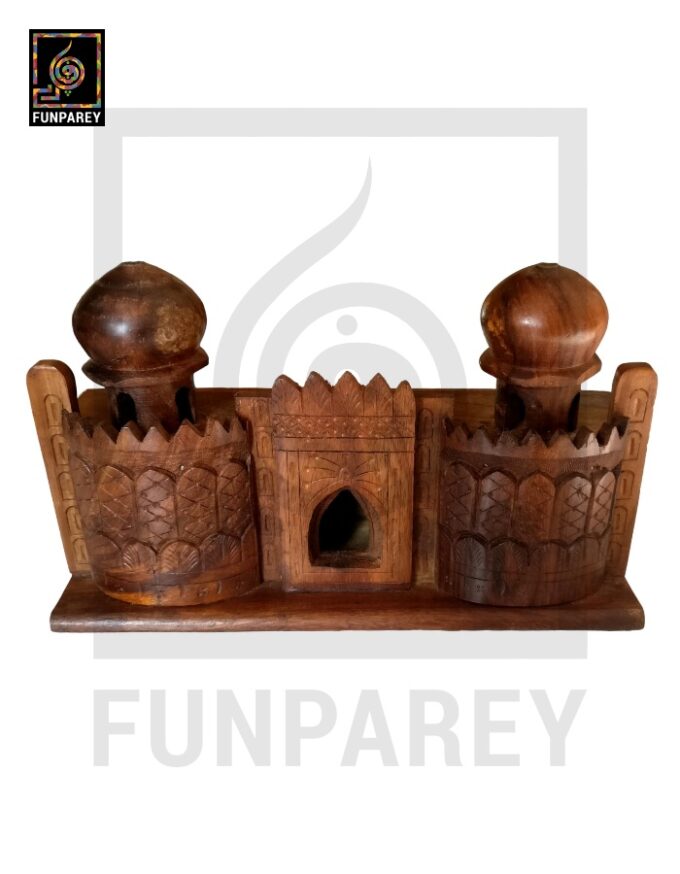 Handmade Wooden Premium Lahore Fort Model 10" - Image 4