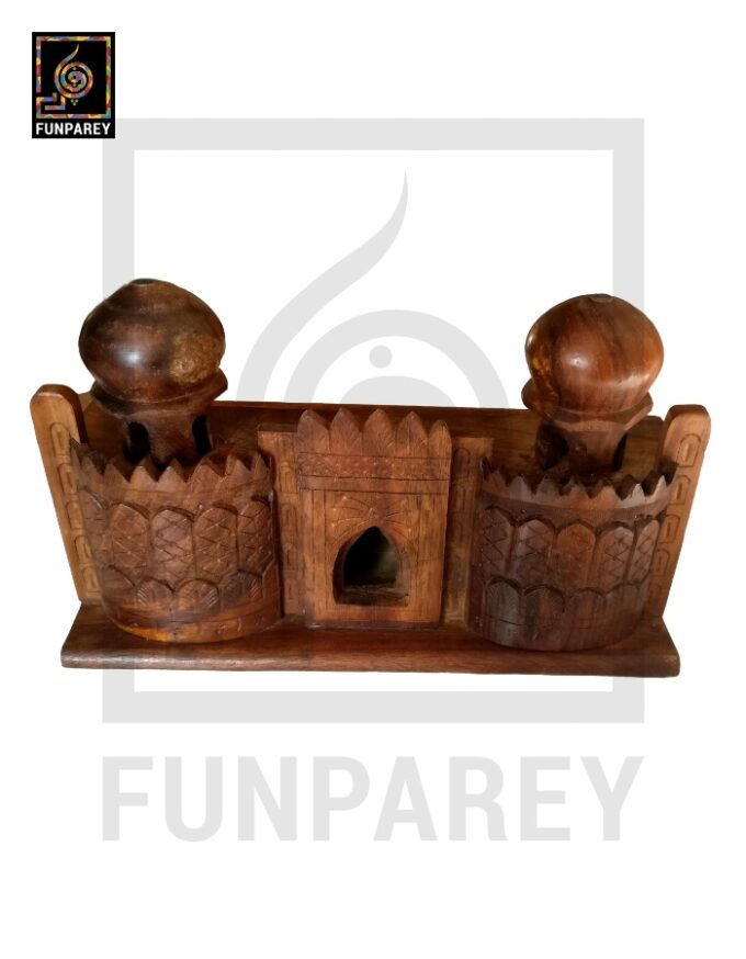 Handmade Wooden Premium Lahore Fort Model 10" - Image 3