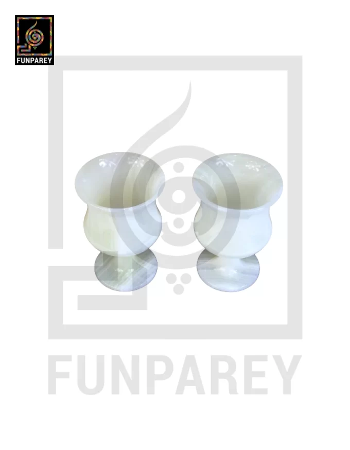 Premium Onyx Stone Glass Pair - Image 12