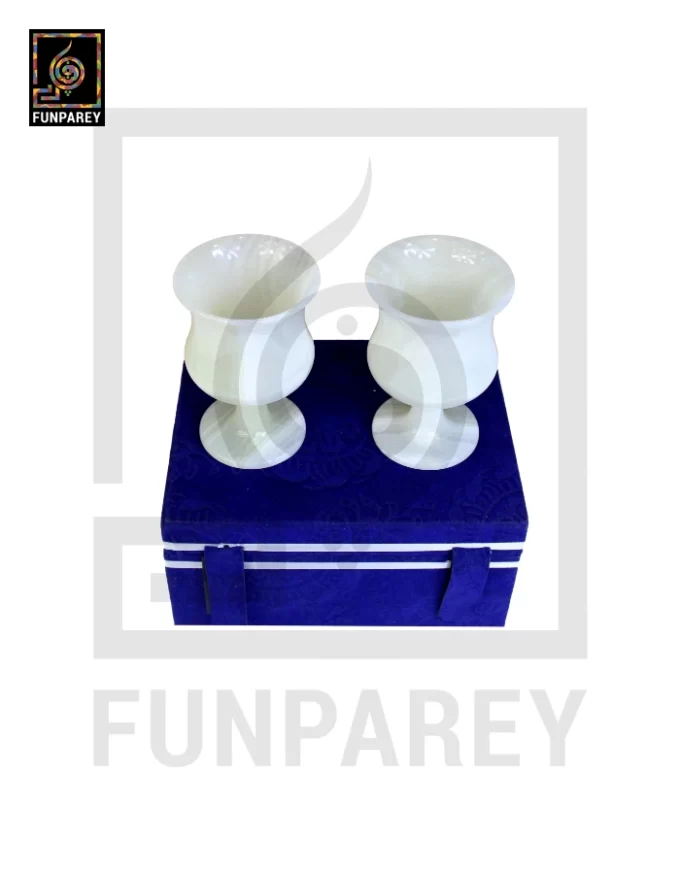 Premium Onyx Stone Glass Pair - Image 13