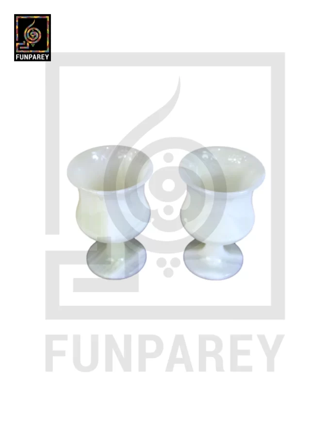 Premium Onyx Stone Glass Pair - Image 11