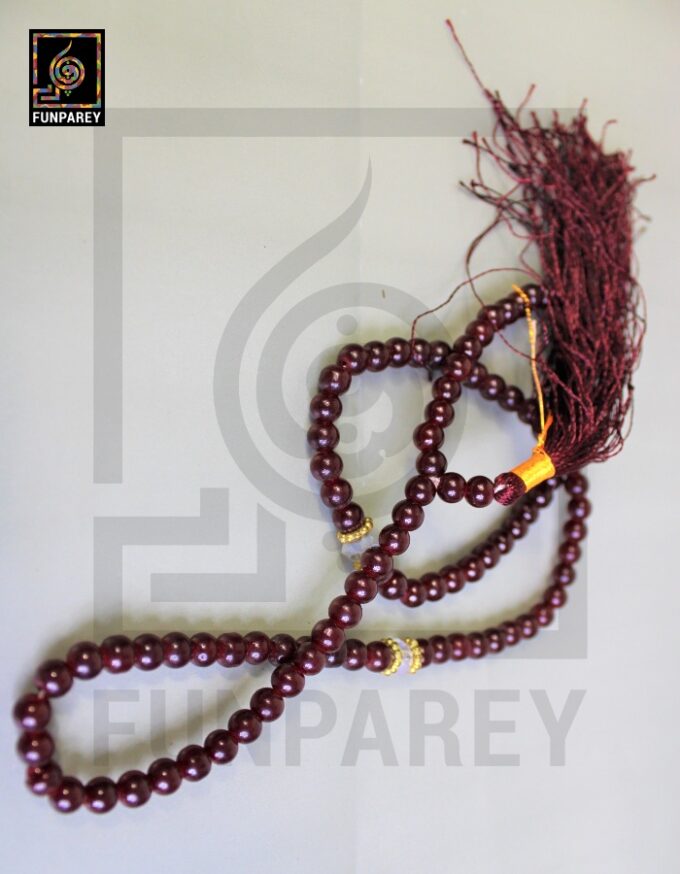Tasbeeh / Misbaha Rosary 99 Beads - Garnet Red