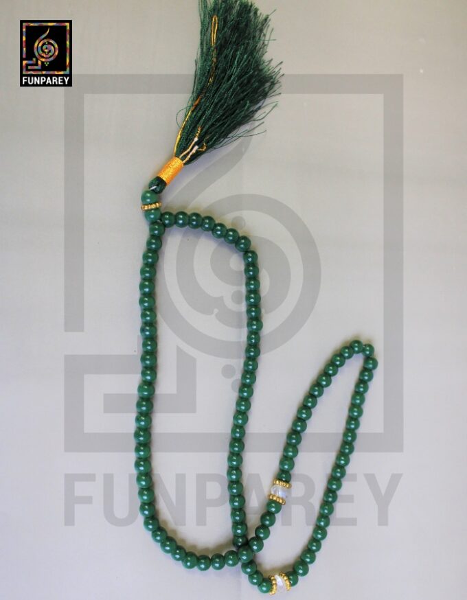 Tasbeeh / Misbaha Rosary 99 Beads - Myrtle green