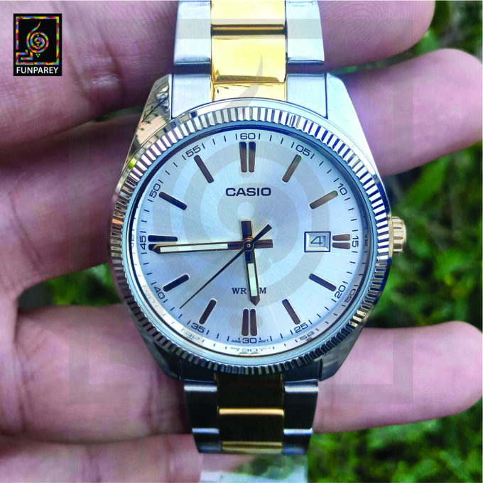 Casio MTP-1302PSG-7AVEF Wristwatch Two-Tone