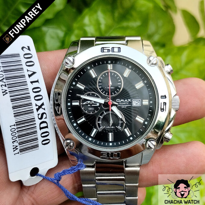 OMAX Silver Wrist Watch DSX001