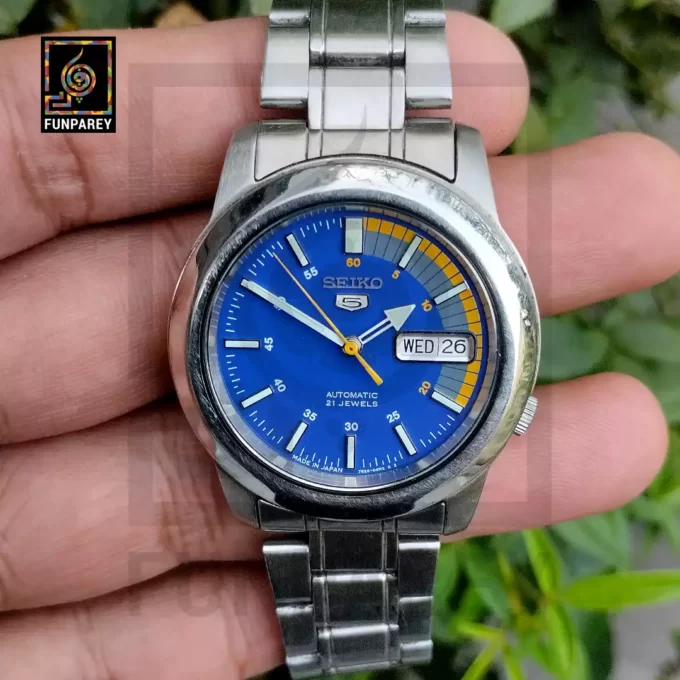 Seiko 21 Jewels Wristwatch 7S26-02W0 - Blue