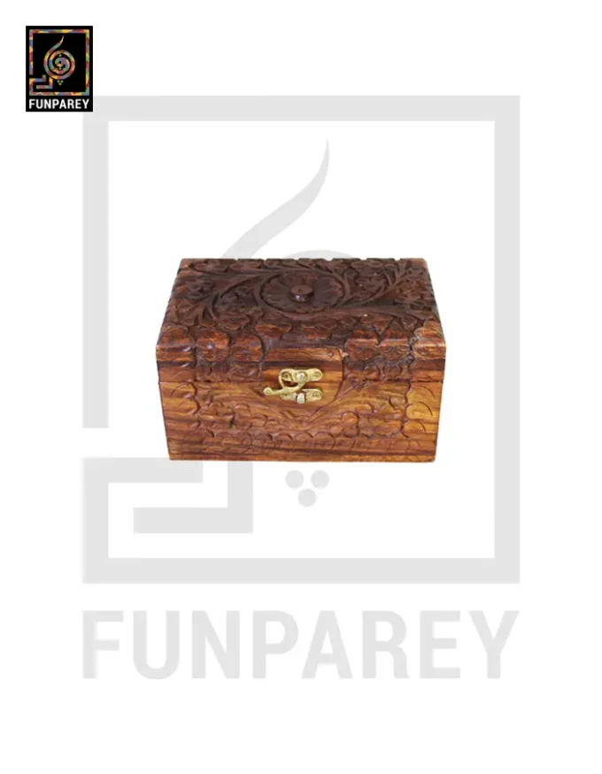 Hand Carved Jewelry Box -  4/6 Splendid - Image 10