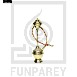Handmade Vintage Oriental Decorative Hookah Model 10" with Etched Motif