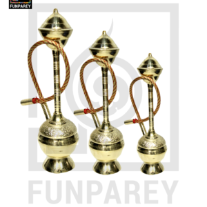 Handmade Vintage Oriental Decorative Hookah Model Set (3 Pieces)