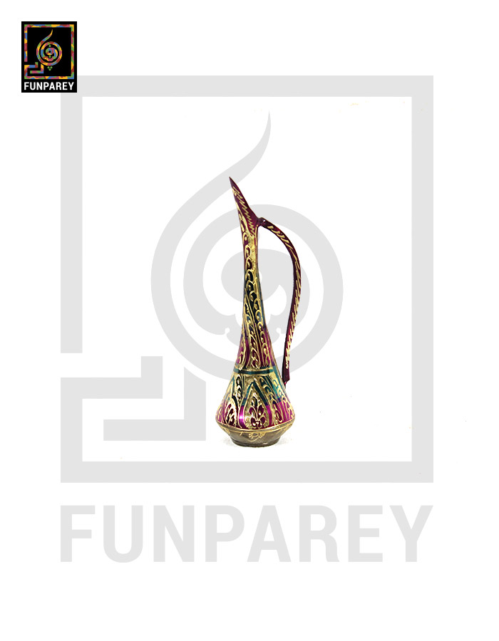 Handmade Brass Flower Vase 6"