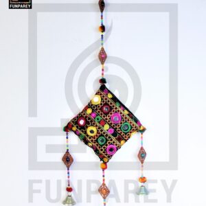 Handmade Antique Embroidered Cushion Door Chime Small (Single)