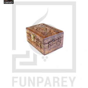 Hand Carved Jewelry Box - Premium 4/6