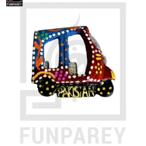 Decorative Truck Art Fridge Magnet Rickshaw Model