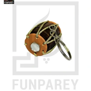Hand Crafted Tribal Keychain with Drum
