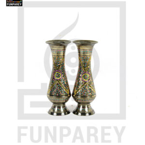 Handmade Brass Vase 10" Standard  Pair