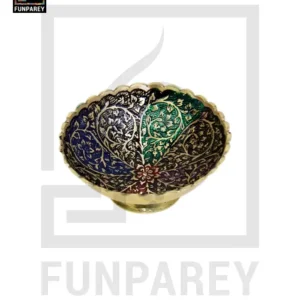 Brass Decorative Dry Fruit Bowl 4"
