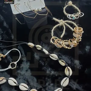 Fancy Jewelry Set With Cowrie Shell Necklace
